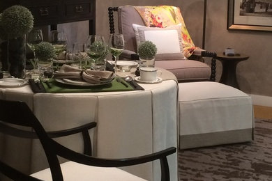 Dining room - transitional dining room idea in Cleveland