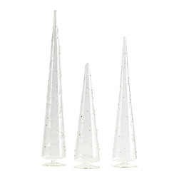 A FOREST OF GLASS TREES - SET OF 3 - Products