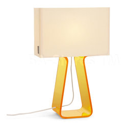 Tube Top Table Lamp in Yellow - Table Lamps