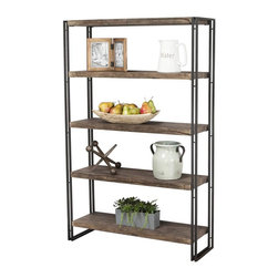 Sunset Trading - Reclaimed Elm Bookcase - Bookcases