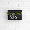 You've Got Mail Mailbox with Planter, Black, No Numbers