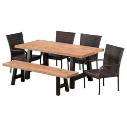 Tropical Outdoor Dining Sets by GDFStudio