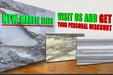 Marble slabs and tiles