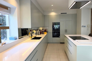 This is an example of a kitchen in Hertfordshire.