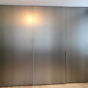 Metal Sliding Door Wardrobe