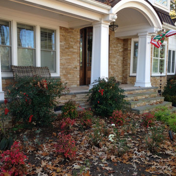 Hawthorne Real Thin Stone Veneer Front Entrance