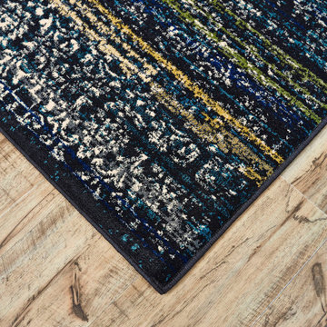 Omari Area Rug - Midnight Blue