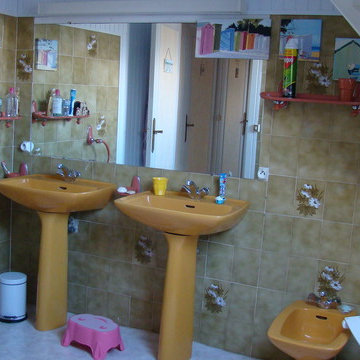 Avant travaux - Rénovation - Salle de bain B-C