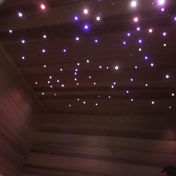 Star Gazing - In the sauna at night look at Orian