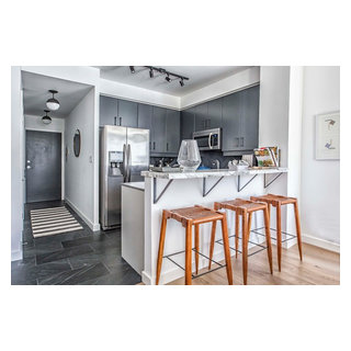 Condo Renovation - Modern - Kitchen - Toronto - by GROUND UP ...