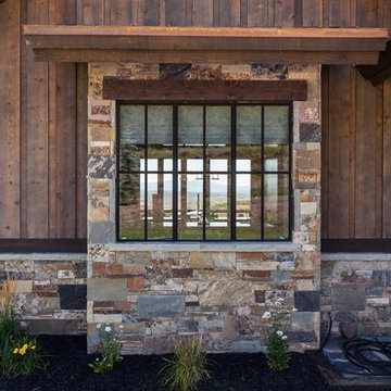 Mountain Rustic Prefinished Reclaimed Barn Wood Siding Alternative ranchwood™