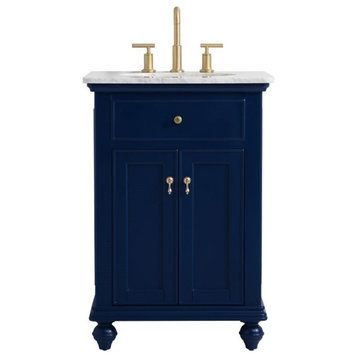 Elegant Decor Otto Bathroom Vanity Blue