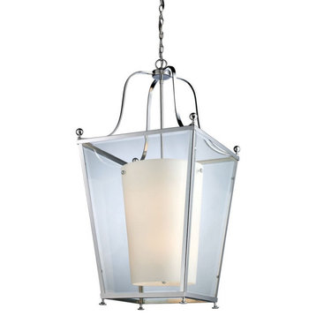 6 Light Pendant in Seaside Style - 18.5 Inches Wide by 35 Inches High