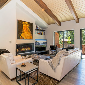 Incline Village Home - remodel, art placement, and landscape design