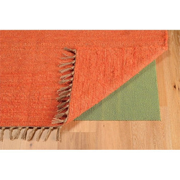 Linon Berber Loop Hand Woven Wool 3'6"x5'6" Rug in Coral