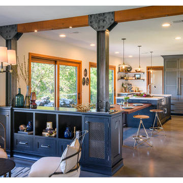 Industrial farmhouse kitchen
