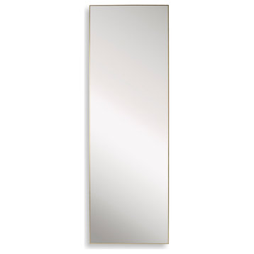60" Industrial Gold Rectangle Mirror