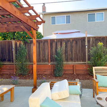 Backyard Remodel (Granite, Mulch, Outdoor Lighting, Grass, Turf, Shrubs)