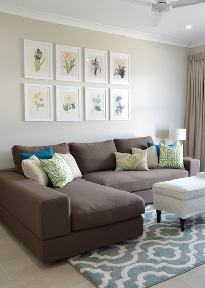 Transitional Living Room by Ethos Interiors