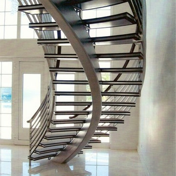 Curved Metal Staircase