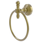 Allied Brass - Retro Wave Towel Ring, Satin Brass - The traditional motif from this elegant collection has timeless appeal. Towel ring is constructed of solid brass and is an ideal six inches in diameter. It is ideal for displaying your favorite decorative towels or for providing the space for daily use.