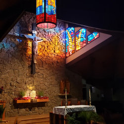 Polymer Stained Glass Pendant - Window Treatments