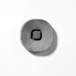 Bentu 'HUI' Concrete Soap Dish- Small - Soap Dishes & Holders