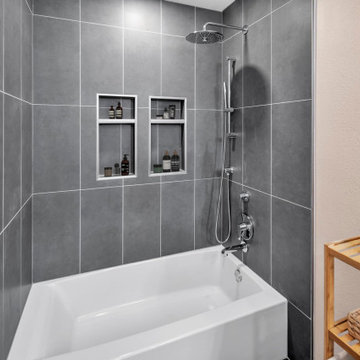 Modern Shower and Tub Remodel in Carlsbad