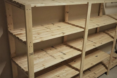 How To Build Wall Mounted Garage Shelves - DIY Storage Shelves for Garage