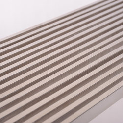 Stainless steel ariel bench - Indoor Benches