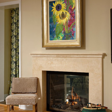 Double Sided FIreplace