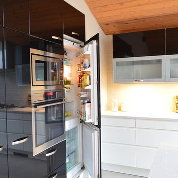 Mid-Century Modern + Gloss Black