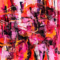 At Full Blush - Mixed Media Art