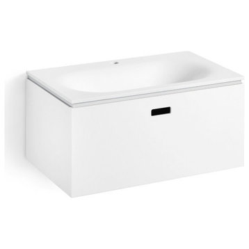 WS Bath Collections Ciacole 8062 Ciacole 28" Wall Mounted Single - White