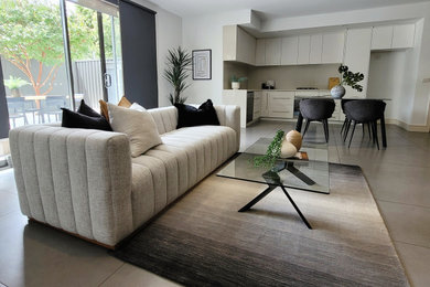 This is an example of a living room in Melbourne.