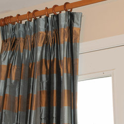 Custom Curtains Silk French Pleat - Curtains