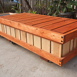 Rolling Bench / Planter / Container - Storage Bins And Boxes