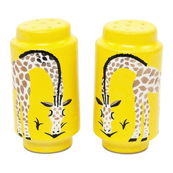 Waylande Gregory Giraffe Salt & Pepper Yellow - Dinnerware
