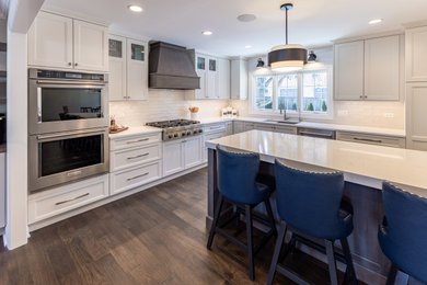 Kitchen - kitchen idea in Chicago with an island