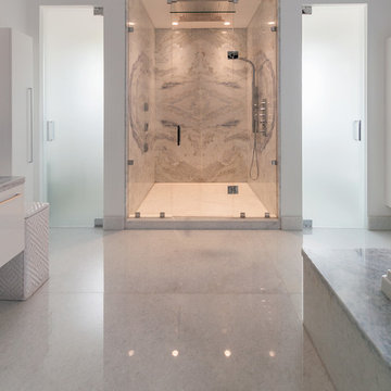 Modern Mosa White Marble Home