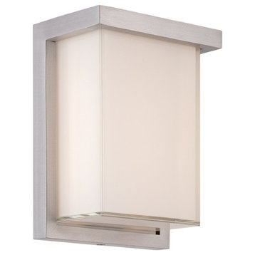 LED Outdoor Wall Mounted Lights, Brushed Aluminum