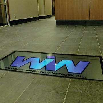 Full Colour Illuminated Glass Floor Panel;
