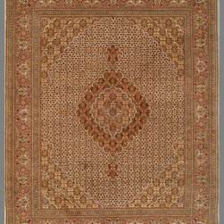 Persian Tabriz rug 5'1 X 6'3 - Area Rugs