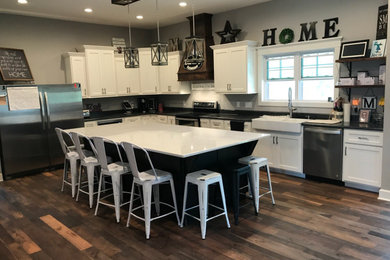 Inspiration for a farmhouse kitchen remodel in Other