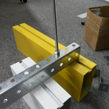 aluminum U channel false ceiling