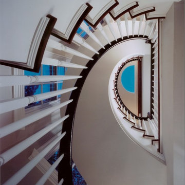 Dramatic Remodel - Washington, DC: Custom Helical Staircase + Kitchen/Bath