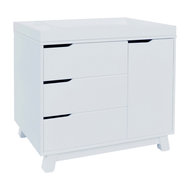 Stork Craft Aspen Sleigh Changing Table With Drawer In White