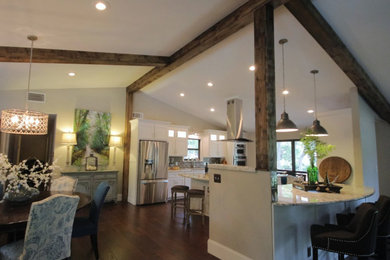 Example of a kitchen design in Dallas