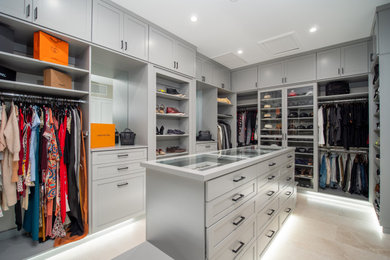 Grey Luxury Contemporary Closet