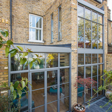 Double height crittall style extension